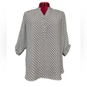 🩷 Pullover tunic neutral colors 3/4 length sleeves